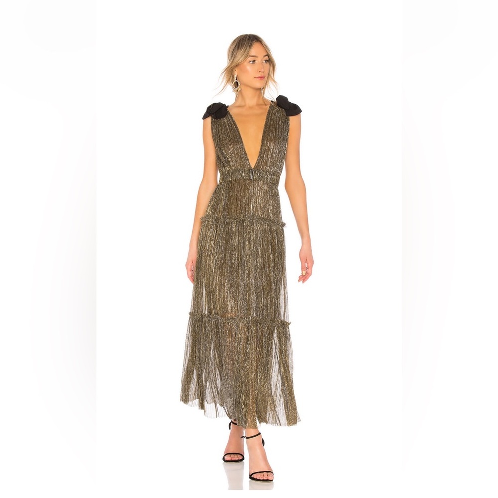 Sabina Musayev Ray Dre’s in Gold, size Large